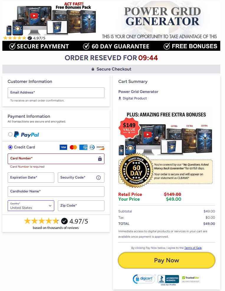 Power Grid Generator buy